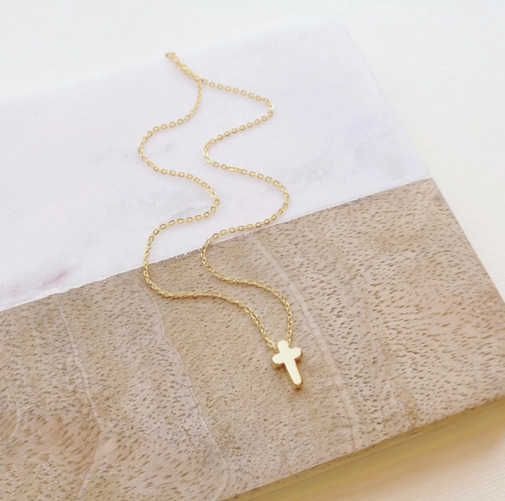 14k Gold Filled Cross Necklace