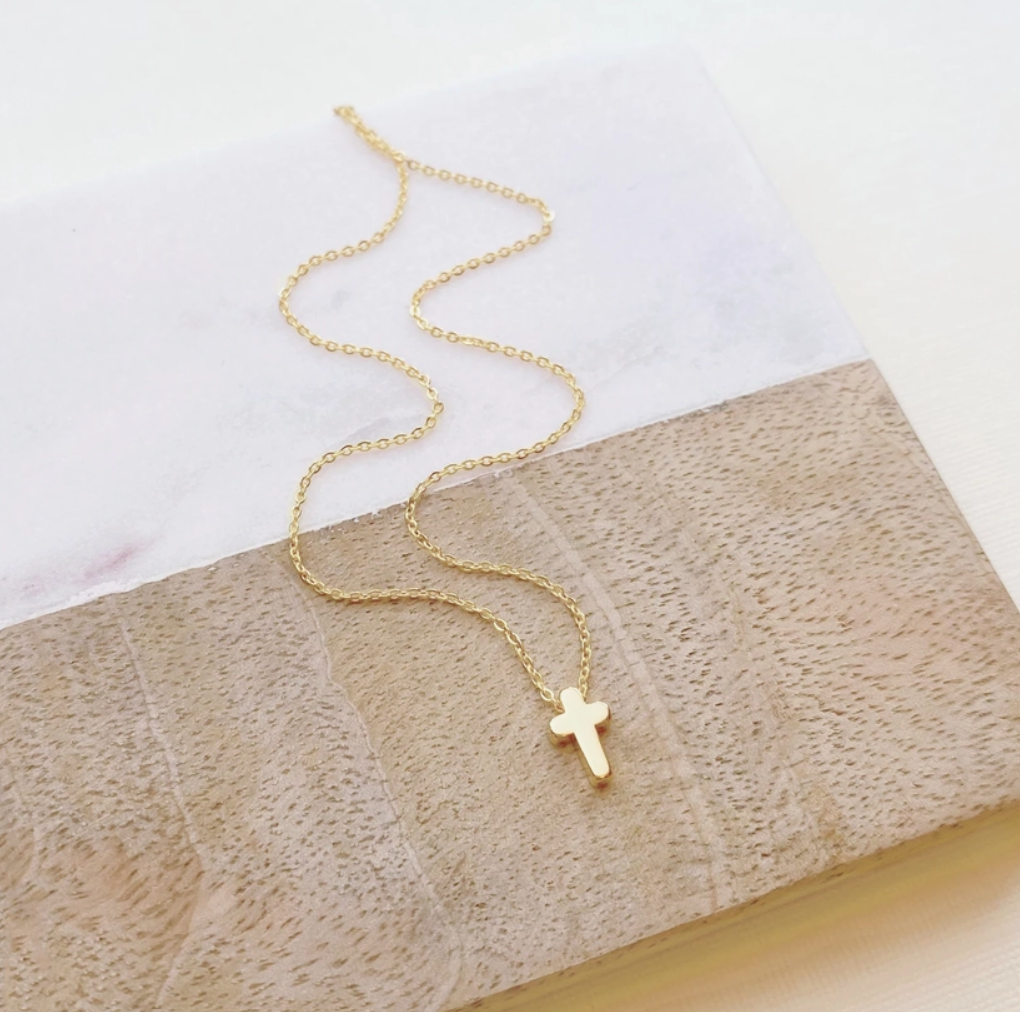 Complimentary 14k Gold Filled Cross Necklace with $200 purchase