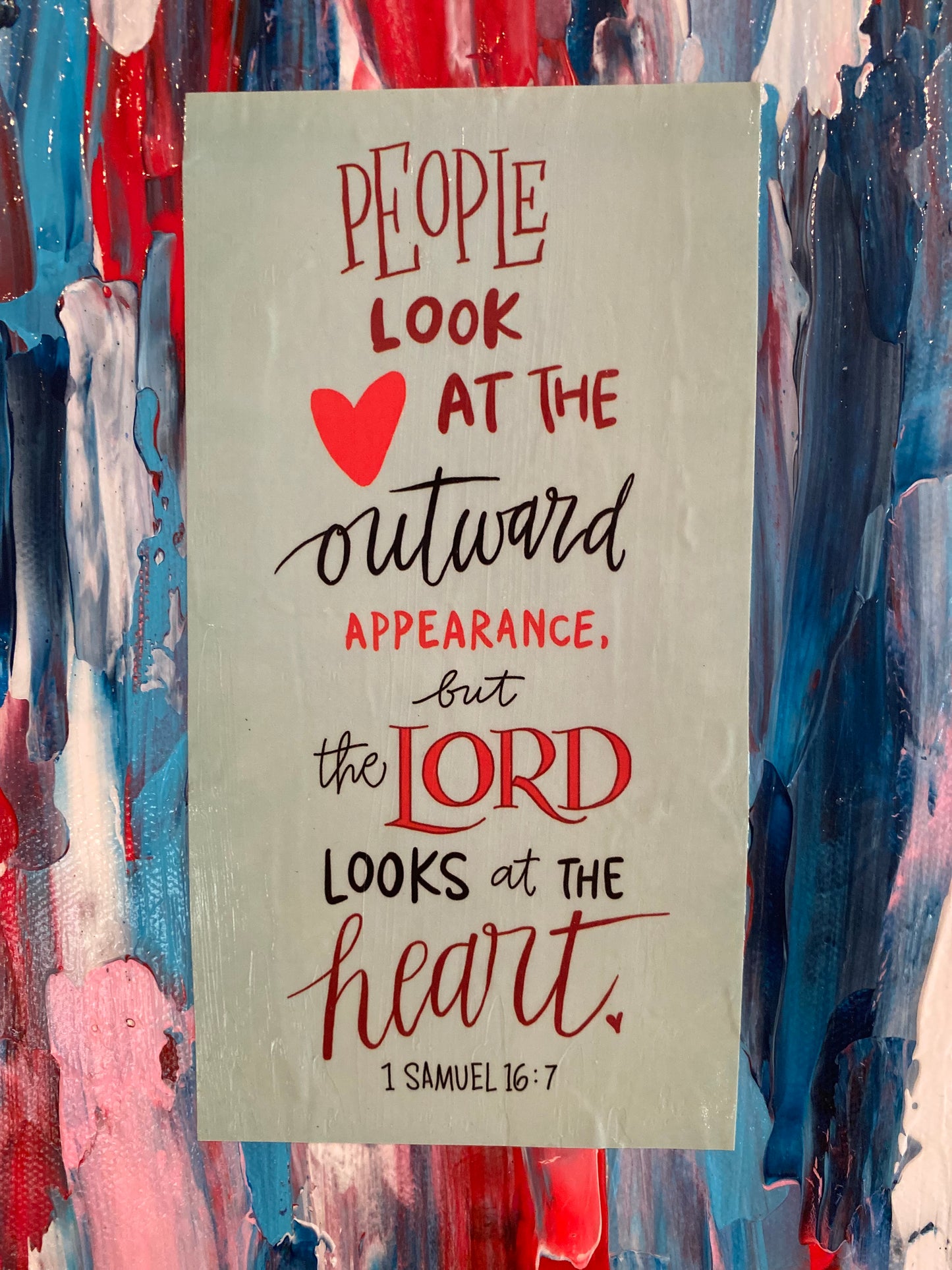 1 Samuel 16:7